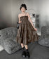 Gathering Flare Skirt